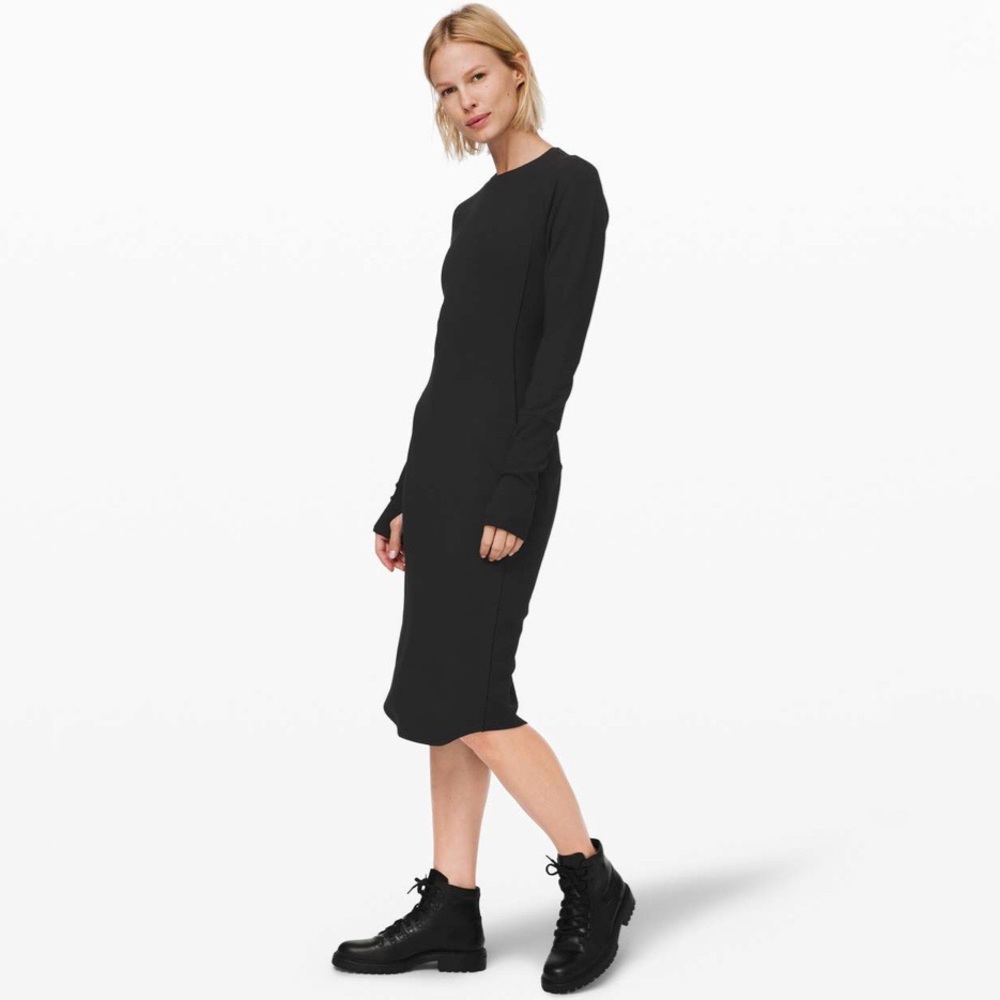 Lululemon |‎ Om and On Dress In Black Size S